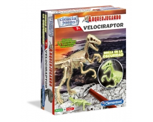 Arqueojugando Velociraptor