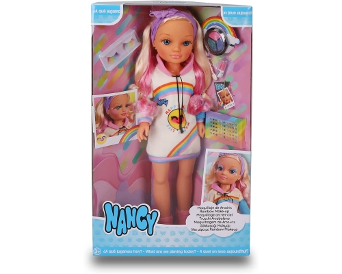 Nancy maquillaje de arcoíris