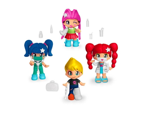 Pinypon Pack 4 figuras Hospital