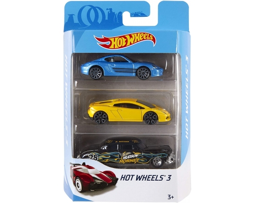 Vehículo Hot Wheels Pack de 3