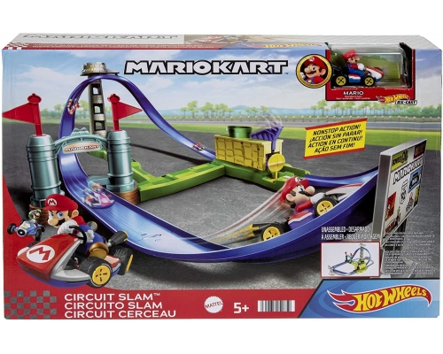 Pista Hot Wheels Mario Kart Circuito Slam