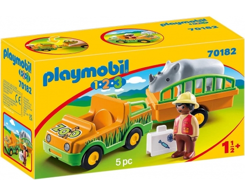Playmobil 123 Vehículo Zoo
