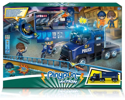 Pinypon Action Super Camión de Policia